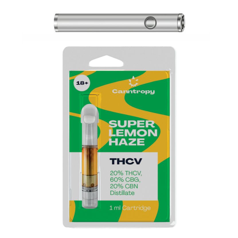 THCV Kartusche und Batterie Super Lemon Haze 20%